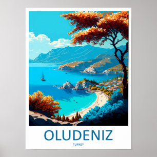 Ölüdeniz Reisgids Print Muur Kunst Ölüdeniz Muur W