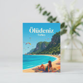 Ölüdeniz Turkije Briefkaart (Staand voorkant)