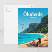 Ölüdeniz Turkije Briefkaart (Voorkant / Achterkant)