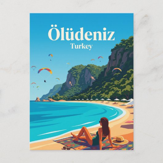 Ölüdeniz Turkije Briefkaart (Voorkant)