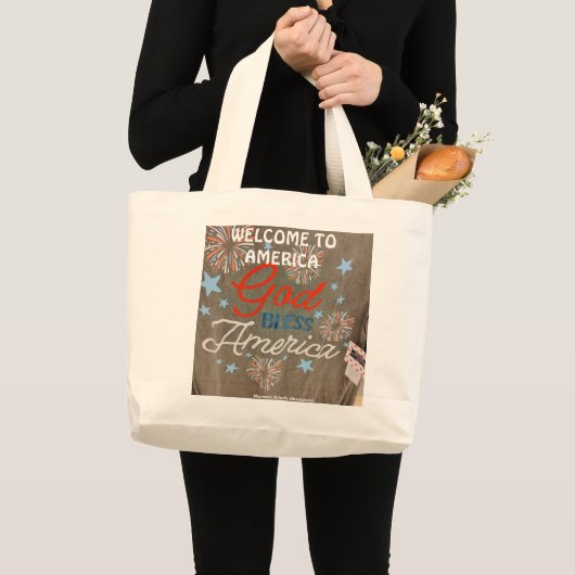 OLUMIDE GBADAMOSI CREATIES GROTE TOTE BAG (Voorkant (product))