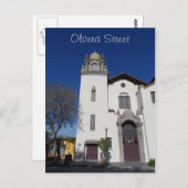 Olvera Street Church - Los Angeles Briefkaart (Voorkant / Achterkant)