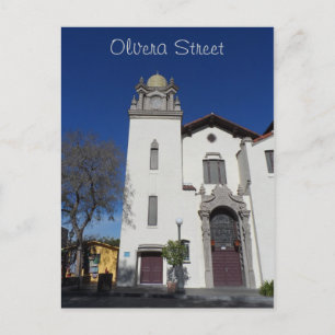 Olvera Street Church - Los Angeles Briefkaart