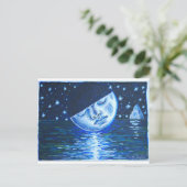 "Olvido nocturno" / "Nocturne Oblivion" Briefkaart (Staand voorkant)