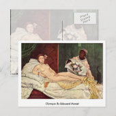 Olympia door Edouard Manet Briefkaart (Voorkant / Achterkant)