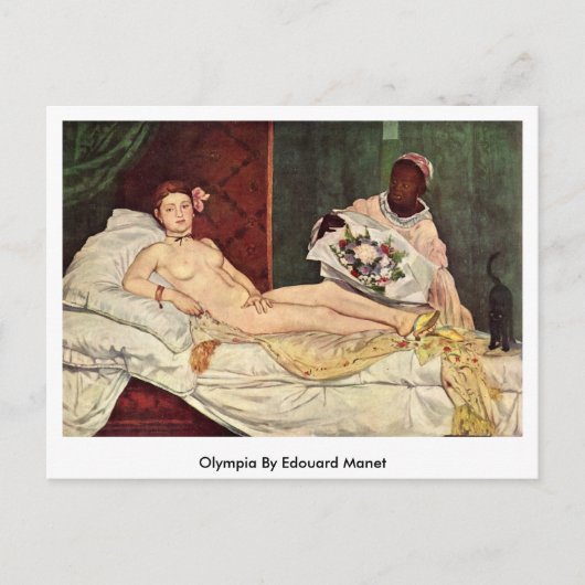 Olympia door Edouard Manet Briefkaart (Voorkant)