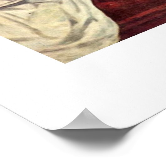 Olympia door Edouard Manet Poster (Hoek)