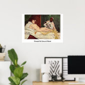 Olympia door Edouard Manet Poster (Thuiskantoor)