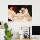 Olympia door Edouard Manet Poster (Thuiskantoor)