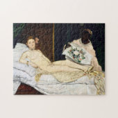 Olympia, Edouard Manet, 1863 Legpuzzel (Horizontaal)
