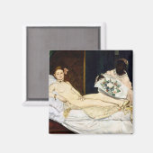 Olympia, Edouard Manet, 1863 Magneet (Voorkant / Achterkant)