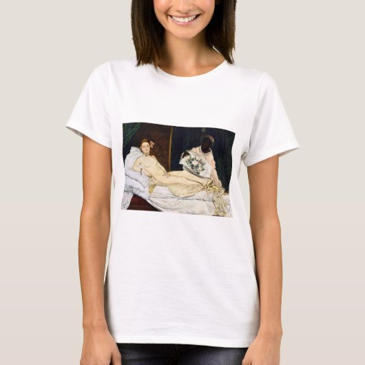 Olympia, Edouard Manet, 1863 T-shirt (Voorkant)