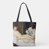 Olympia, Edouard Manet, 1863 Tote Bag (Achterkant)