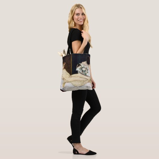 Olympia, Edouard Manet, 1863 Tote Bag (Op model)