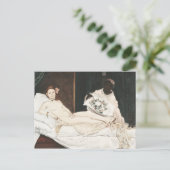 Olympia Edouard Manet Klassieke Franse schilderkun Briefkaart (Staand voorkant)