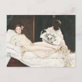 Olympia Edouard Manet Klassieke Franse schilderkun Briefkaart (Voorkant)