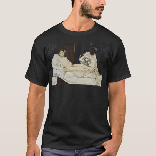 Olympia Edouard Manet T-shirt (Voorkant)