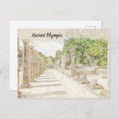Olympia, Elis, Griekenland Briefkaart (Voorkant / Achterkant)