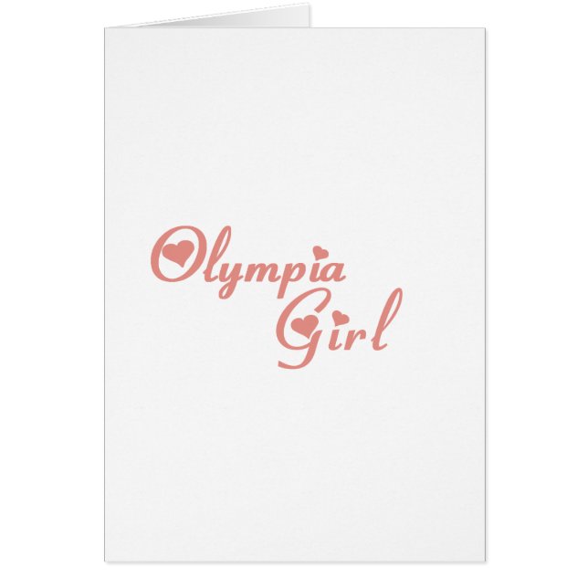 Olympia Girl-T-shirts (Voorkant)
