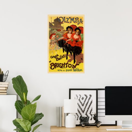 Olympia Grand Ballet Brighton Poster (Thuiskantoor)