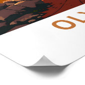 Olympia Griekenland Reisprint Poster (Hoek)