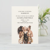 OLYMPIA Modieuze Vrienden Bachelorette Party Kaart (Staand voorkant)