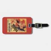 Olympia Nightclub Girl Crashing Cymbals Bagagelabel (Voorkant horizontaal)