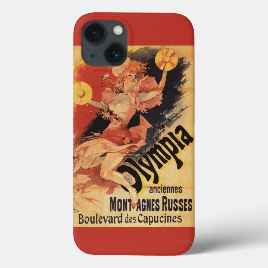 Olympia Nightclub Girl Crashing Cymbals Case-Mate iPhone Case (Achterkant)