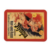 Olympia Nightclub Girl Crashing Cymbals Magneet (Horizontaal)