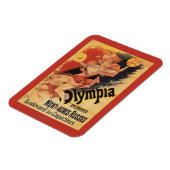 Olympia Nightclub Girl Crashing Cymbals Magneet (Linkerzijde)