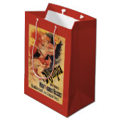 Olympia Nightclub Girl Crashing Cymbals Medium Cadeauzakje (Achterkant Gekanteld)