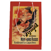 Olympia Nightclub Girl Crashing Cymbals Medium Cadeauzakje (Achterkant)