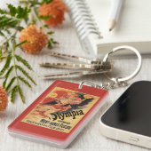 Olympia Nightclub Girl Crashing Cymbals Sleutelhanger (Voorkant Rechts)