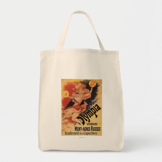 Olympia Nightclub Girl Crashing Cymbals Tote Bag (Voorkant)