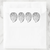 Olympia Oysters Illustratie Rechthoekige Sticker (Tas)