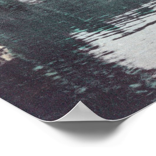 Olympia Park Uitzicht van de Pond, Rowboot Scene Poster (Hoek)