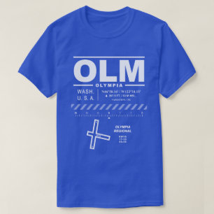 Olympia Regional Airport OLM T-shirt