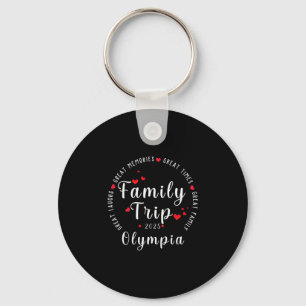 Olympia Stad Vakantie Familie Matching Mannen Vrou Sleutelhanger
