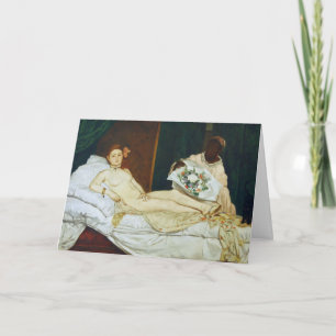 Olympia van Manet Bedankkaart