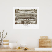 Olympia, WA Panoramic Map - 1903 Poster (Keuken)