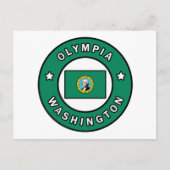 Olympia Washington Briefkaart (Voorkant)