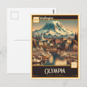 Olympia, Washington|  Briefkaart (Voorkant / Achterkant)