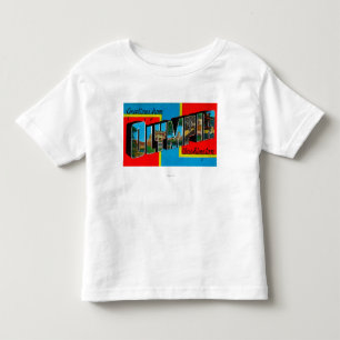 Olympia, Washington - Grote Letter Scenes 2 Kinder Shirts