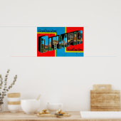 Olympia, Washington - Grote Letter-scènes Poster (Keuken)