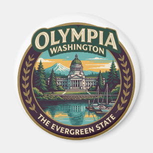 Olympia Washington Hoofdstad van de Pacific Northw Magneet