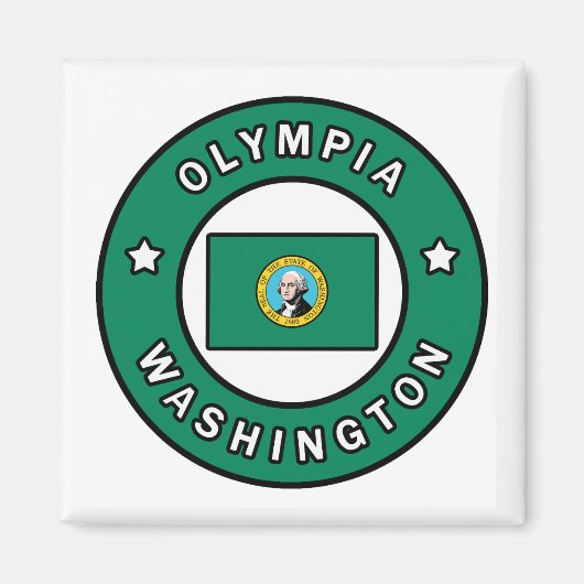 Olympia Washington Magneet (Voorkant)
