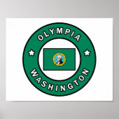 Olympia Washington Poster (Voorkant)
