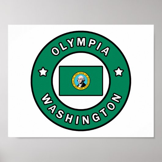 Olympia Washington Poster (Voorkant)