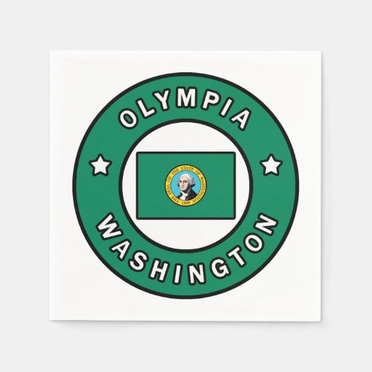 Olympia Washington Servet (Voorkant)