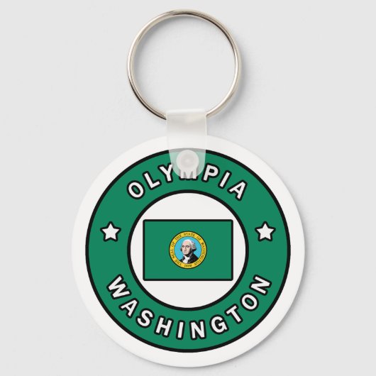 Olympia Washington Sleutelhanger (Voorkant)